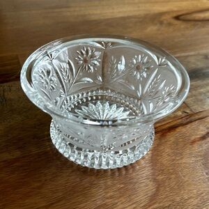 Vtg 24% Lead Crystal Bowl by Crystal Clear Industries, Germany